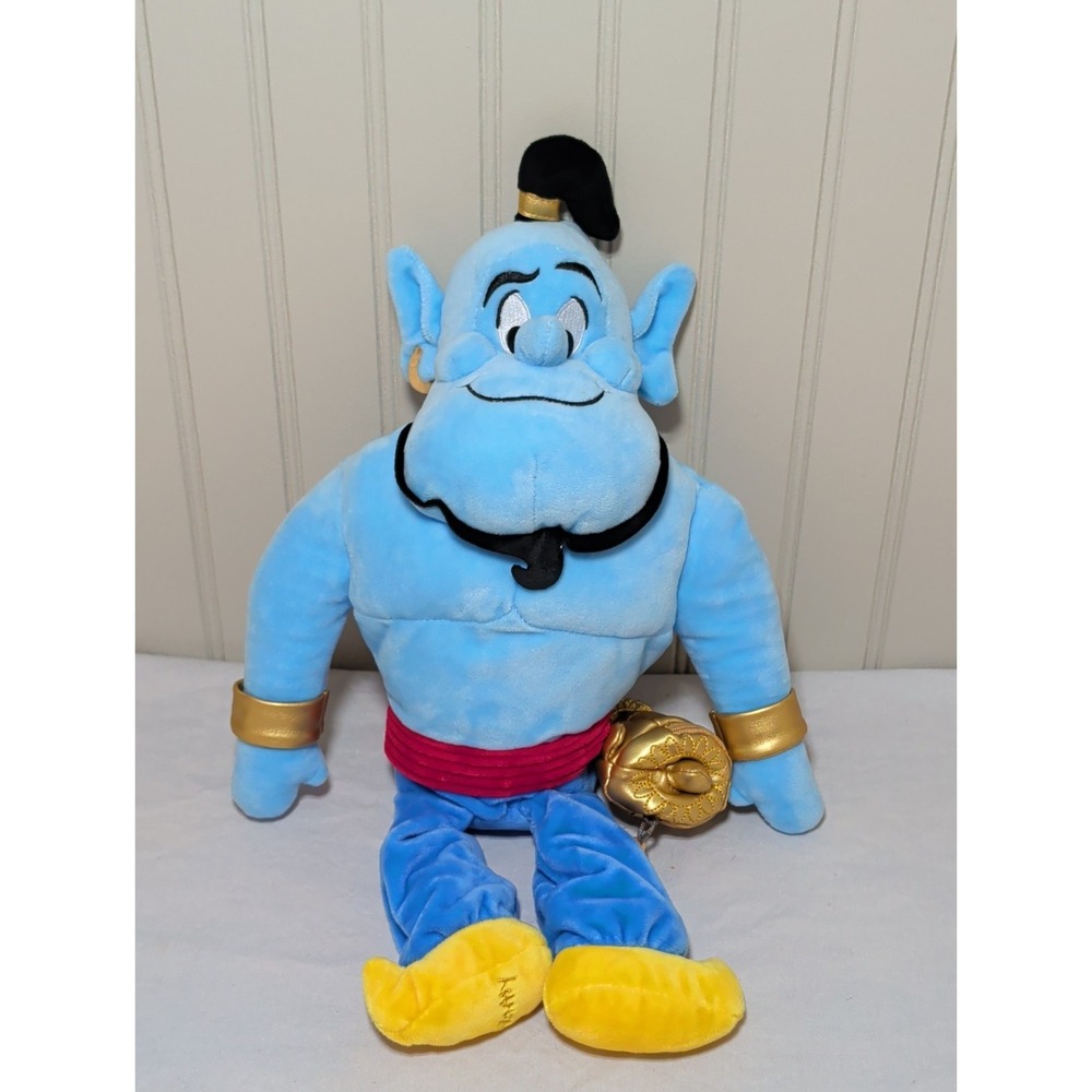 Disney Scentsy Buddy Genie Plush Aladdin Toy with Magic Lamp Zipper Pouch